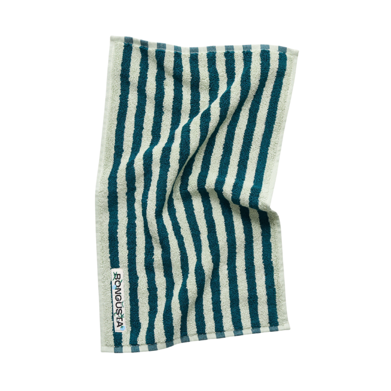 Naram håndklæde - Sea Foam & Deep Teal